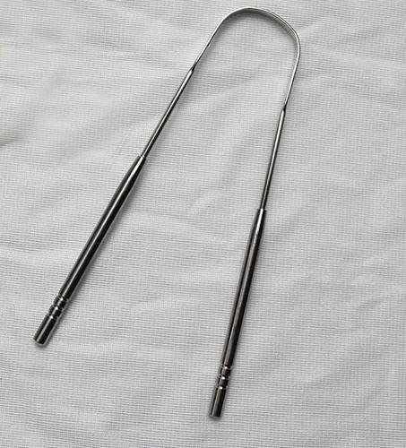 New tongue scraper stainless - new,