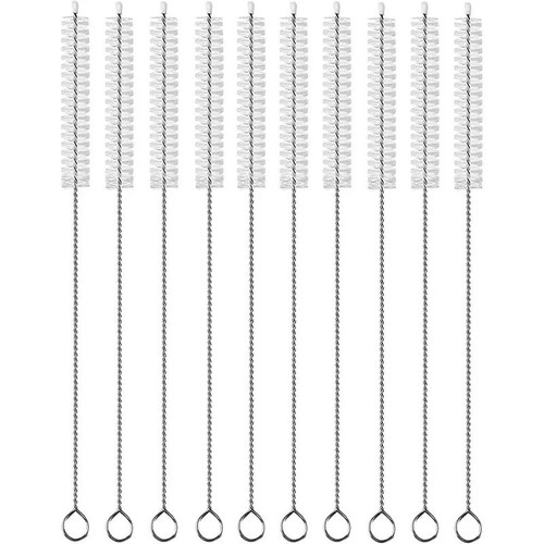 Drinking straw cleaning - straw, brush
