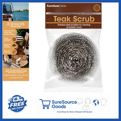 Teak scrub for outdoor - scrub, wood