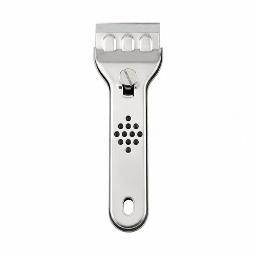 Stainless steel hob scraper - steel,