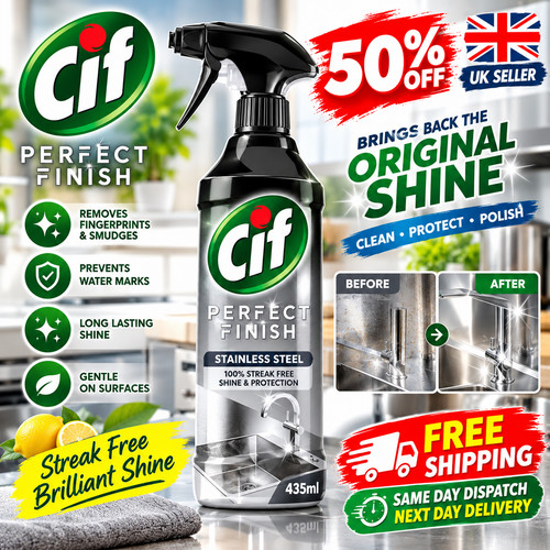 Cif perfect finish stainless - finish,