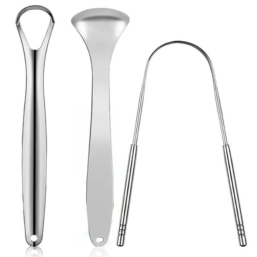 Tongue scraper stainless steel - tongue,